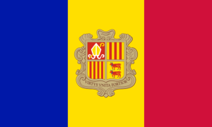 drapeau / logo de l'équipe d'Andorre de football masculin
