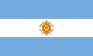 drapeau / logo de l'équipe d'Argentine de hockey sur glace masculin