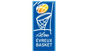drapeau / logo de l'équipe d'Évreux de basket-ball masculin