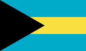 drapeau / logo de l'équipe des Bahamas de hockey sur glace masculin