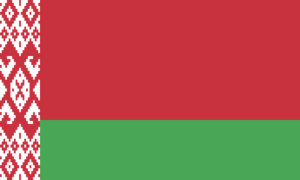 drapeau / logo de l'équipe de Biélorussie de roller hockey féminin