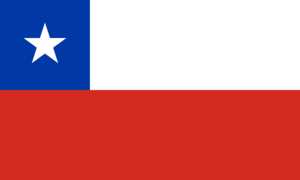 drapeau / logo de l'équipe du Chili de hockey sur glace masculin