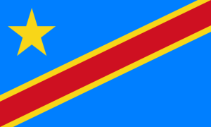 drapeau / logo de l'équipe de la République Démocratique du Congo (Kinshasa) de football masculin