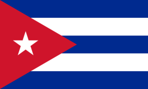 drapeau / logo de l'équipe de Cuba de foot US masculin