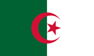 drapeau / logo de l'équipe d'Algérie de roller hockey féminin