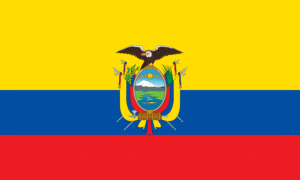 drapeau / logo de l'équipe d'Équateur de hockey sur glace masculin