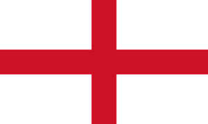 drapeau / logo de l'équipe d'Angleterre de roller hockey féminin
