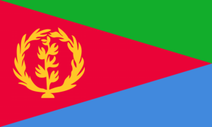 drapeau / logo de l'équipe d'Érythrée de roller hockey masculin