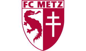 drapeau / logo de l'équipe de Metz de football féminin