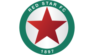 drapeau / logo de l'équipe du Red Star de football masculin