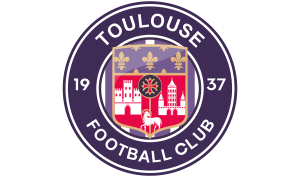 drapeau / logo de l'équipe de Toulouse de football masculin