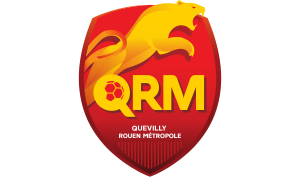 drapeau / logo de l'équipe de Quevilly Rouen de football masculin