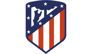 drapeau / logo de l'équipe de l'Atlético Madrid de football masculin