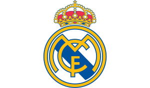 drapeau / logo de l'équipe du Real Madrid de football masculin