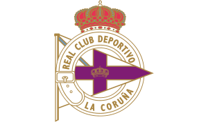 drapeau / logo de l'équipe de La Coruña de football masculin