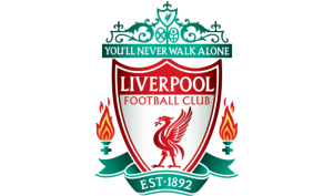 drapeau / logo de l'équipe de Liverpool de football masculin
