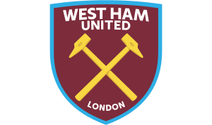drapeau / logo de l'équipe de West Ham de football masculin