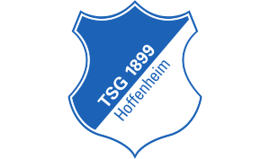 drapeau / logo de l'équipe de Hoffenheim de football masculin