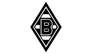 drapeau / logo de l'équipe de Mönchengladbach de football masculin