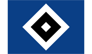 drapeau / logo de l'équipe de Hambourg de football masculin