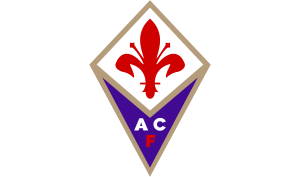 drapeau / logo de l'équipe de la Fiorentina de football masculin