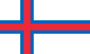 drapeau / logo de l'équipe des Îles Féroé de football masculin