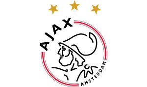 drapeau / logo de l'équipe de l'Ajax Amsterdam de football féminin