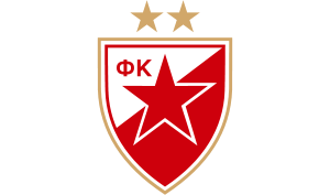 drapeau / logo de l'équipe de l'Étoile Rouge Belgrade de football masculin