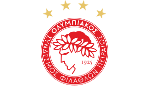 drapeau / logo de l'équipe de l'Olympiakos Le Pirée de football masculin