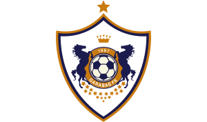 drapeau / logo de l'équipe du Qarabağ de football masculin