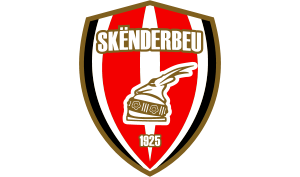 drapeau / logo de l'équipe du Skënderbeu Korçë de football masculin