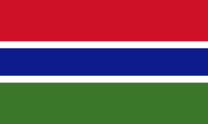 drapeau / logo de l'équipe de Gambie de hockey sur glace masculin
