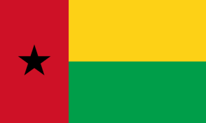 drapeau / logo de l'équipe de Guinée-Bissau de basket-ball féminin