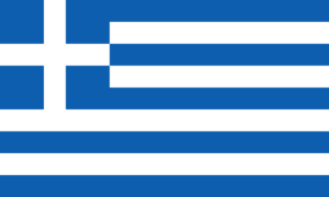 drapeau / logo de l'équipe de Grèce de football masculin