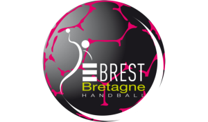 drapeau / logo de l'équipe de Brest de handball féminin