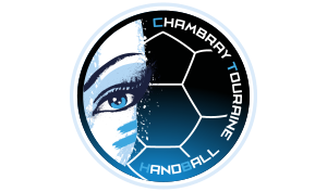 drapeau / logo de l'équipe de Chambray-lès-Tours de handball féminin