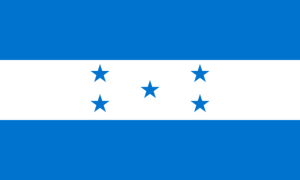 drapeau / logo de l'équipe du Honduras de foot US féminin