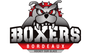 drapeau / logo de l'équipe de Bordeaux de hockey sur glace masculin