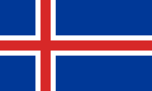 drapeau / logo de l'équipe d'Islande de football masculin