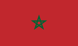 drapeau / logo de l'équipe du Maroc de football masculin