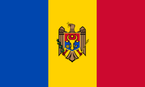drapeau / logo de l'équipe de Moldavie de football masculin