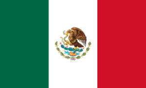 drapeau / logo de l'équipe du Mexique de football masculin