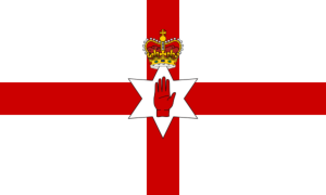 drapeau / logo de l'équipe d'Irlande du Nord de football masculin