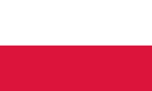 drapeau / logo de l'équipe de Pologne de football masculin