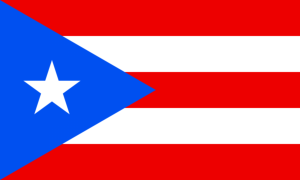 drapeau / logo de l'équipe de Porto Rico de basket-ball féminin