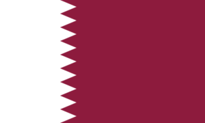 drapeau / logo de l'équipe du Qatar de football masculin
