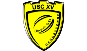 drapeau / logo de l'équipe de Carcassonne de rugby masculin