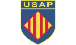 drapeau / logo de l'équipe de Perpignan de rugby masculin