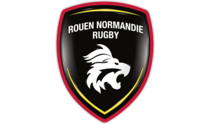 drapeau / logo de l'équipe de Rouen de rugby masculin