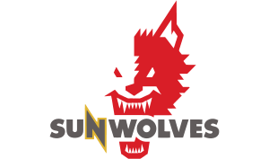 drapeau / logo de l'équipe des Sunwolves de rugby masculin